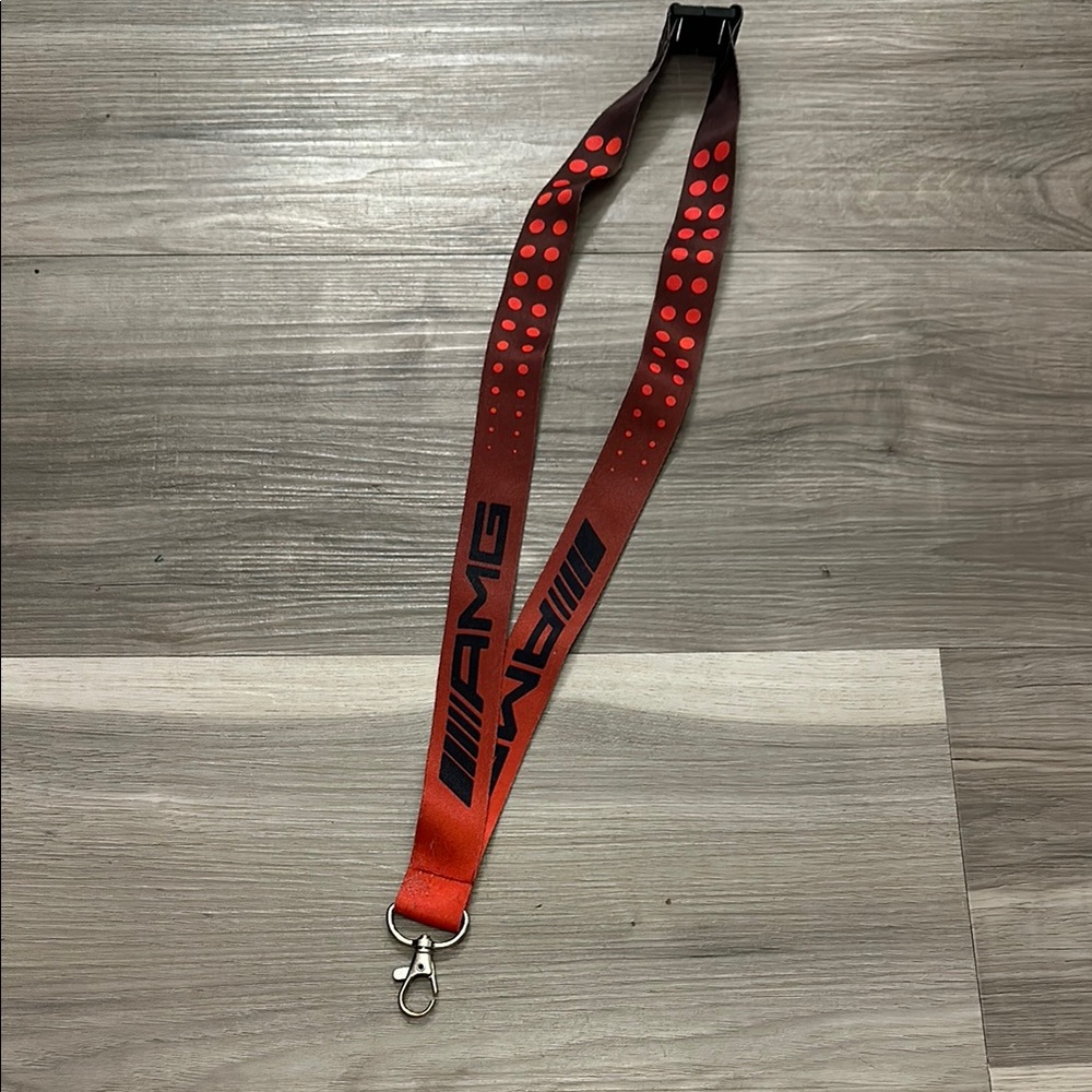 FREE ✨AMG Red and Black Lanyard